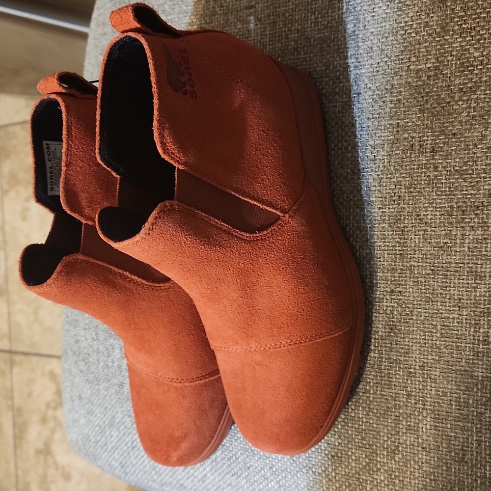 Sorel Evie Pull On Suede Booties - Picture 5 of 8